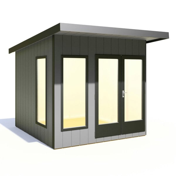 8x8 insulated Garden Studio Office Pent Roof - Best Shed