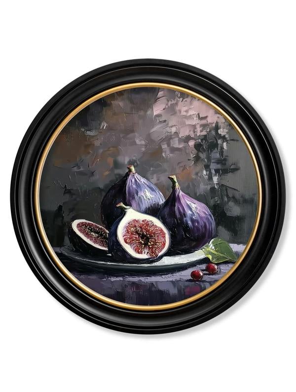 Exceptional Art The Forbidden Fruits - Oxford Round Frame