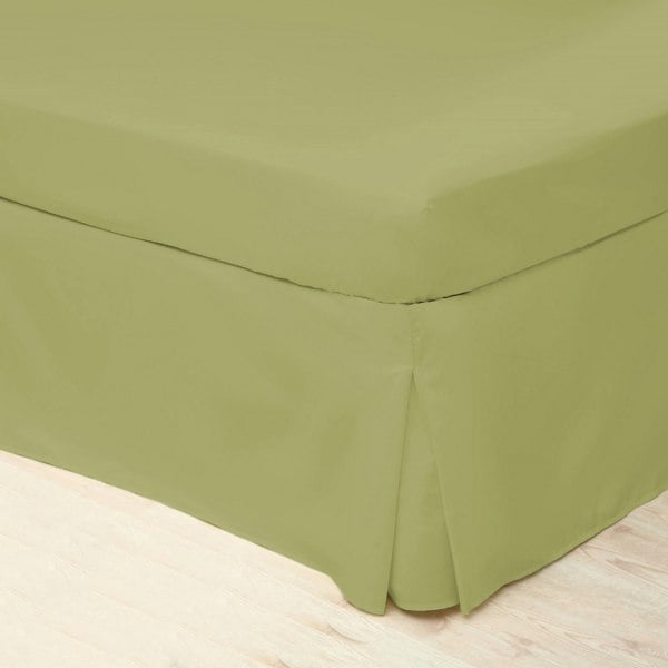 Belledorm Easycare Percale Platform Valance - Olive