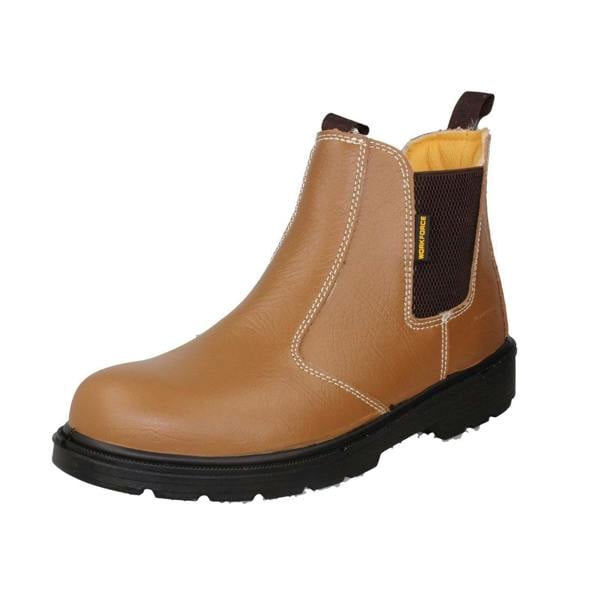 Workforce Mens Workforce Pull On Steel Toe Cap Safety Boots WF16/17-P