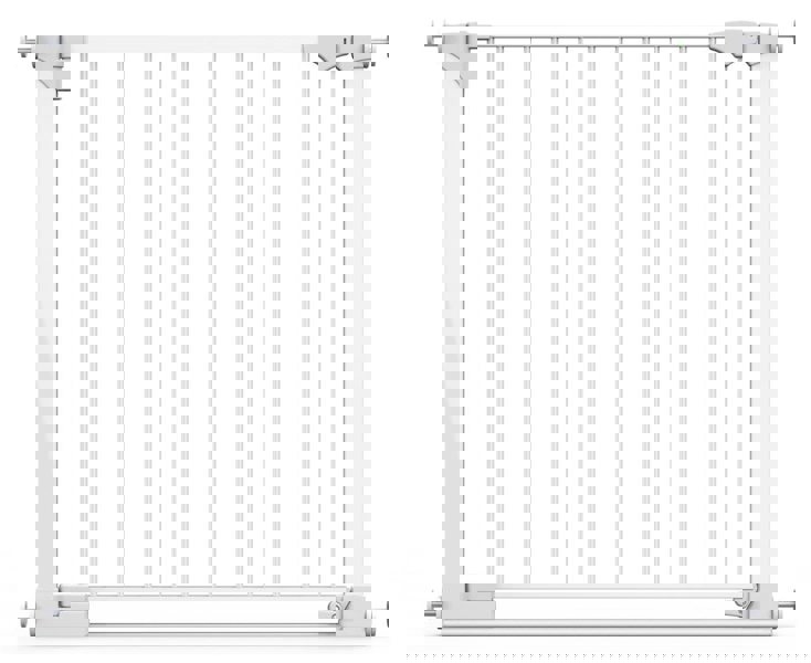 Safetots SafeStep Gate, White, 96cm - 103cm, Extra Low Walkthough, 81cm Extra Wide Doorway, One Piece Extra Wide Baby Gate