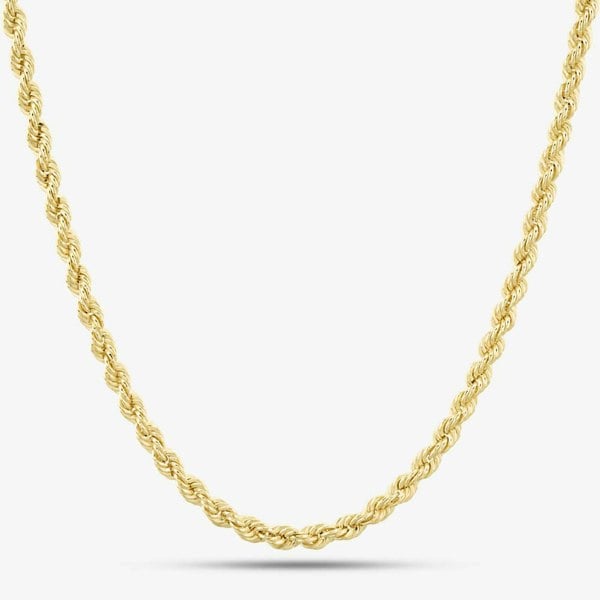 T. H. Baker 9ct Yellow Gold 20 Inch Rope Chain 1.12.0185