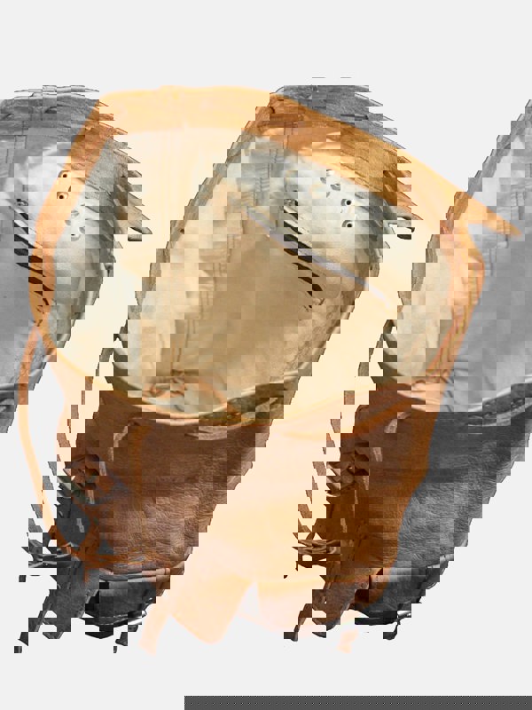 Berber Leather The Larache Large Rucksack in Tan