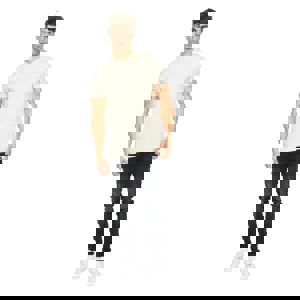 Crosshatch Mens Demiwear T-Shirt - Off White - 