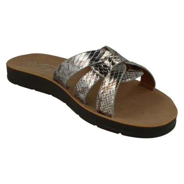 Spot On Ladies Spot On Knot Vamp Mules F00342