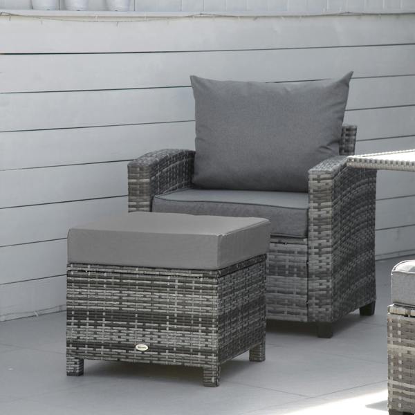 Rattan Ottoman