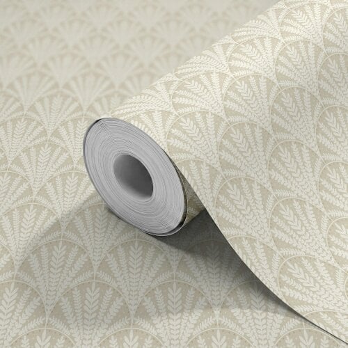 Hoopla Walls Garden Arch  - Linen 10m Wallpaper