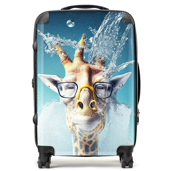 Warren Reed Giraffe Splashart Suitcase