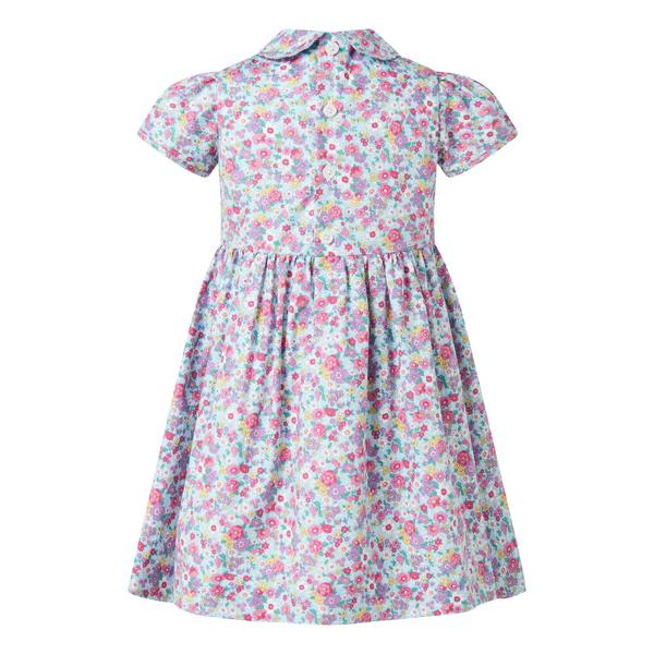 Rachel Riley Candy Floral Half Button-front Dress