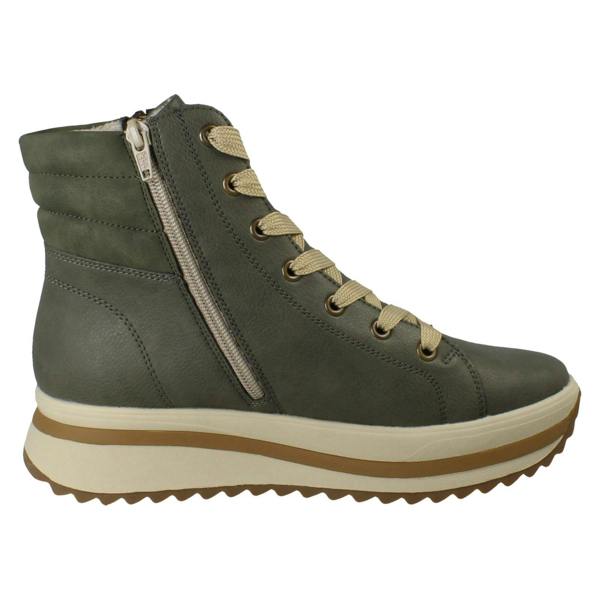 Rieker Ladies Rieker Dual Zip Casual Boots W3870