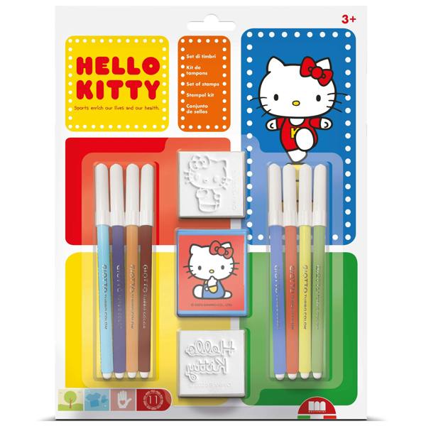 Hello Kitty Blister Pack 2 Stamps – Kids Craft & Stationery Set