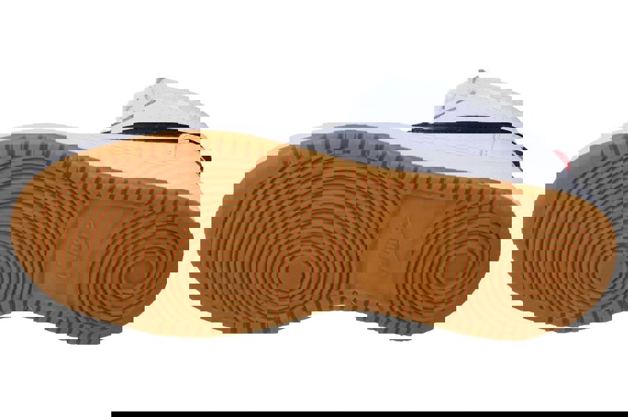 Nike Court Borough Mid GS Trainers 839977  107 - White Obsidian University Red 107 - Photo 4