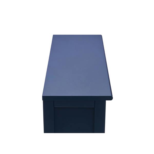 Cabinet Bits Palazzi Narrow Bookcase Blue H127 W69 D25cm