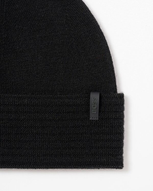 BOSS Green Termix Mens Beanie - Black 001