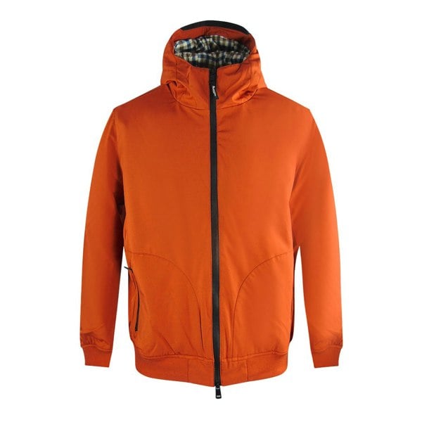 Aquascutum Active Hooded Rust Orange Jacket