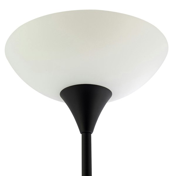 Black Mother and Child Floor Lamp with Adjustable Reading Light and Switches Image 5