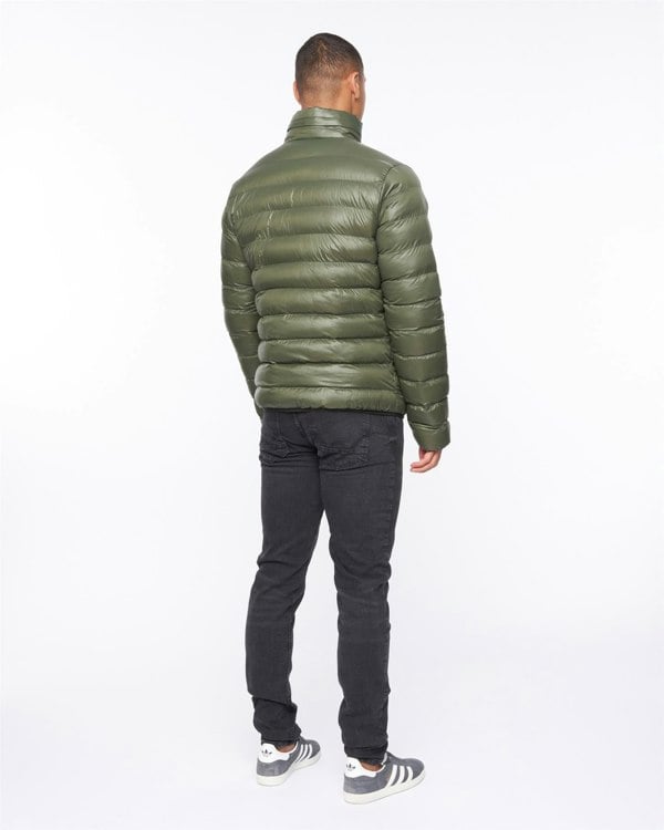 Duck and Cover Shemmy Two Quilted Jacket Dark Olive