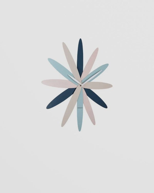 Wall Clock Bloom - Multicolor