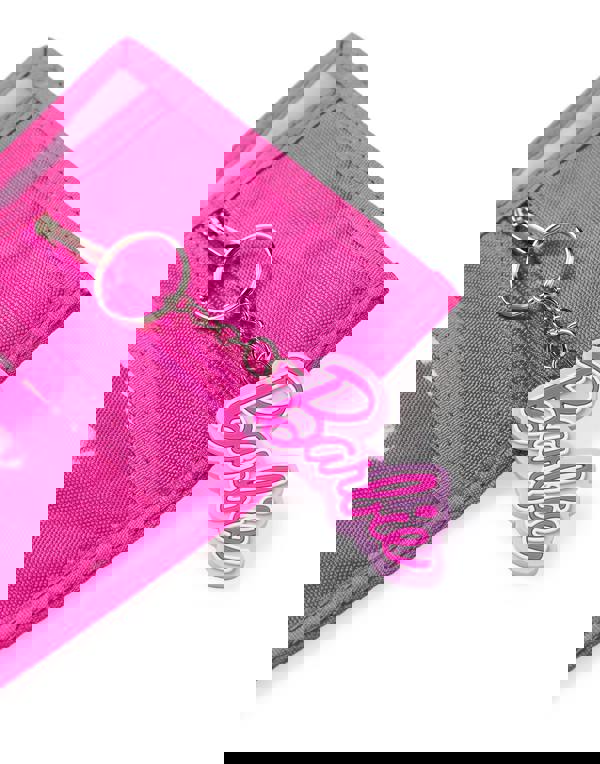 Barbie Girls Pink Logo Velcro Wallet (One Size)