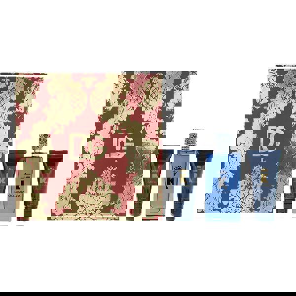 K Dolce  Gabbana K 3 Piece Gift Set: Eau De Parfum 100ml - Aftershave Balm 50ml - Shower Gel 50ml