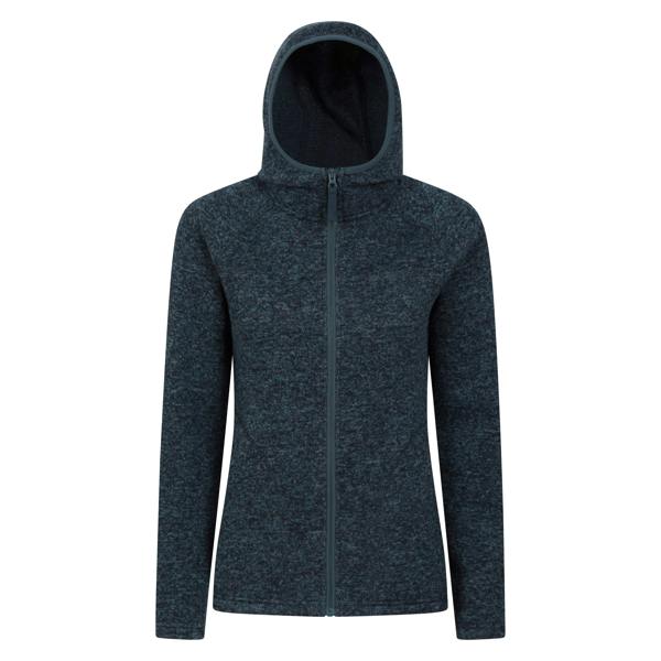 Mountain Warehouse Womens/Ladies Nevis Full Zip Hoodie - Dark Blue - 