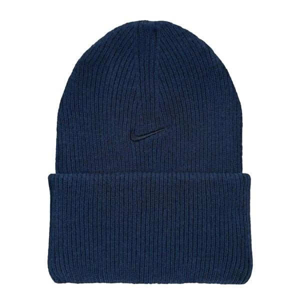 Nike Plain Turned Up Cuff Beanie - Midnight Navy - 