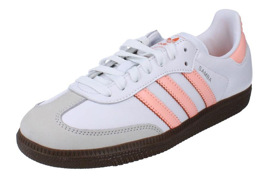 Adidas Originals Samba Og Womens Trainers Sneakers  JH5687 - Grey Pink Brown JH5687 - Photo 0