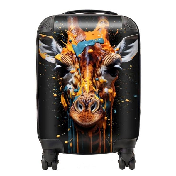 Warren Reed Giraffe Face Splashart Suitcase