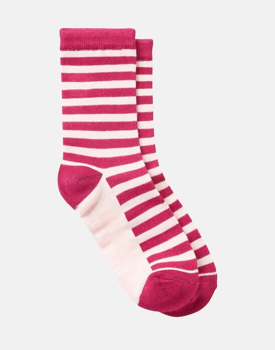 British Boxers Women's Bamboo Four-Pair Sock Gift Box – Rhubarb Sugar