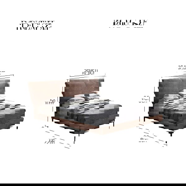 Greta King Size And Super King Size Bed, NO Storage-Rit Concept-Rit Concept