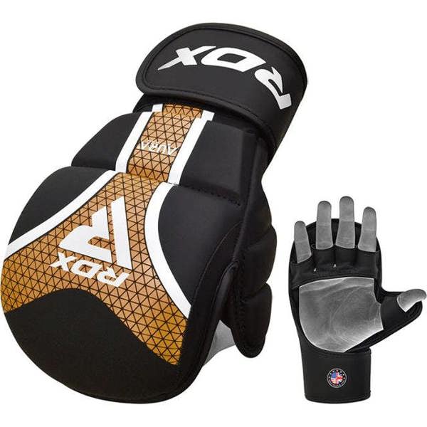 RDX Sports GRAPPLING GLOVES SHOOTER AURA PLUS T-17 BLACK GOLDEN