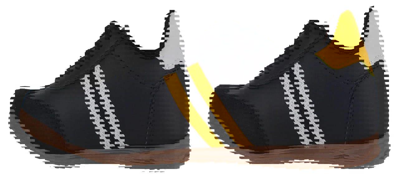 Lambretta Tackle Mens Casual Smart Lace Up Retro Trainers