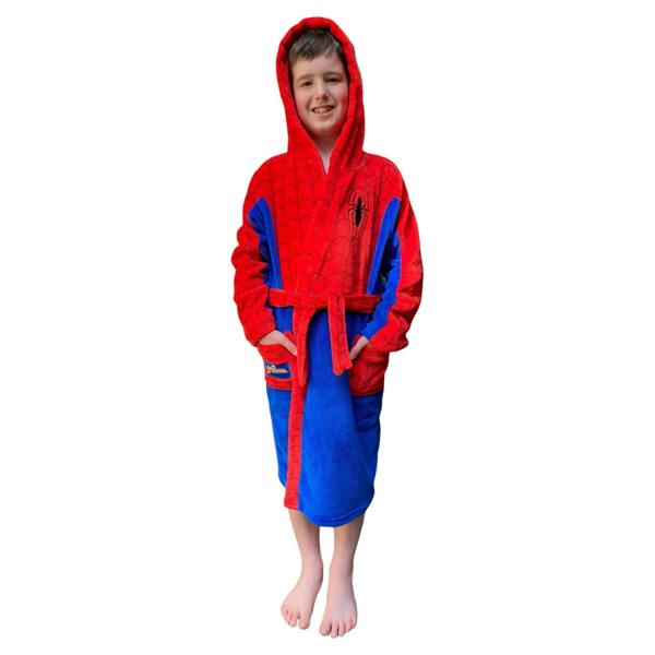 spiderman dressing gown age 7 - 9