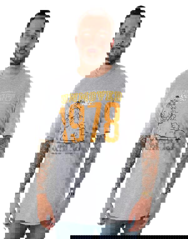 Garfield Mens Grey 1978 Short Sleeved T-Shirt