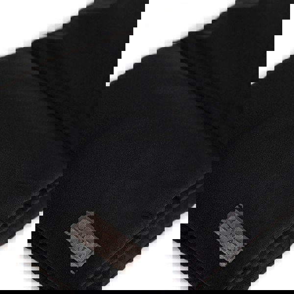 Canali down filled scarf in black
