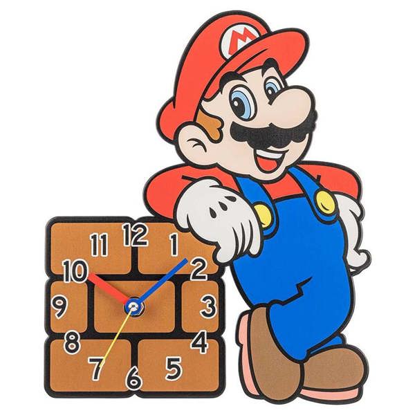 Character Watches Super Mario Wall Clock GSM3053