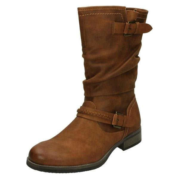 Rieker Ladies Rieker Fleece Lined Calf High Boots 98860
