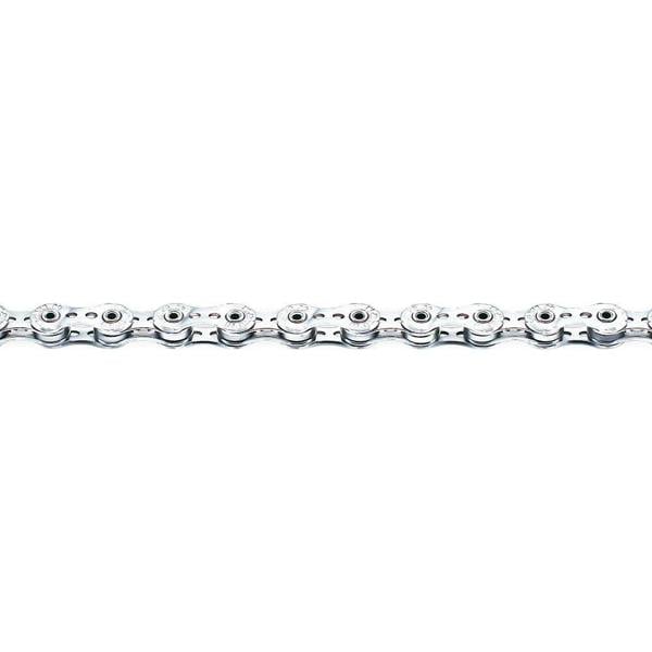 Taya Nove-91 UL 9 Speed Bicycle Chain, 116L - Silver/Silver