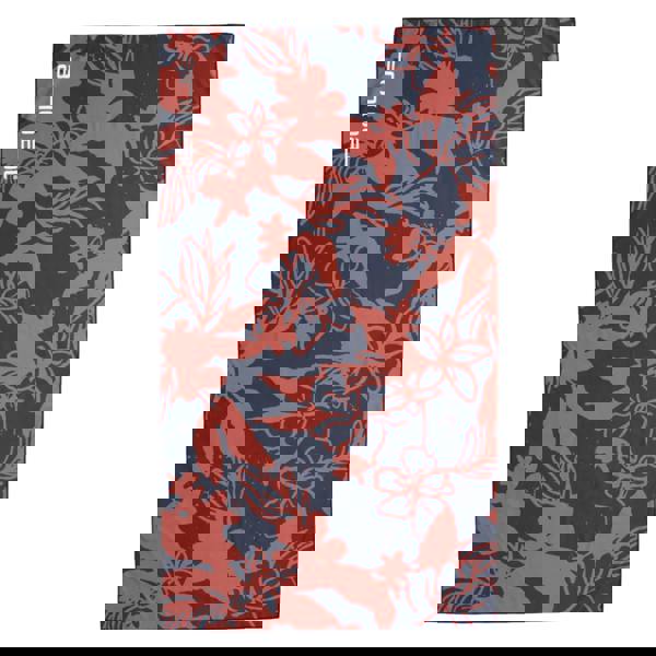 Animal Floral Travel Microfibre Towel - Orange/Black - 