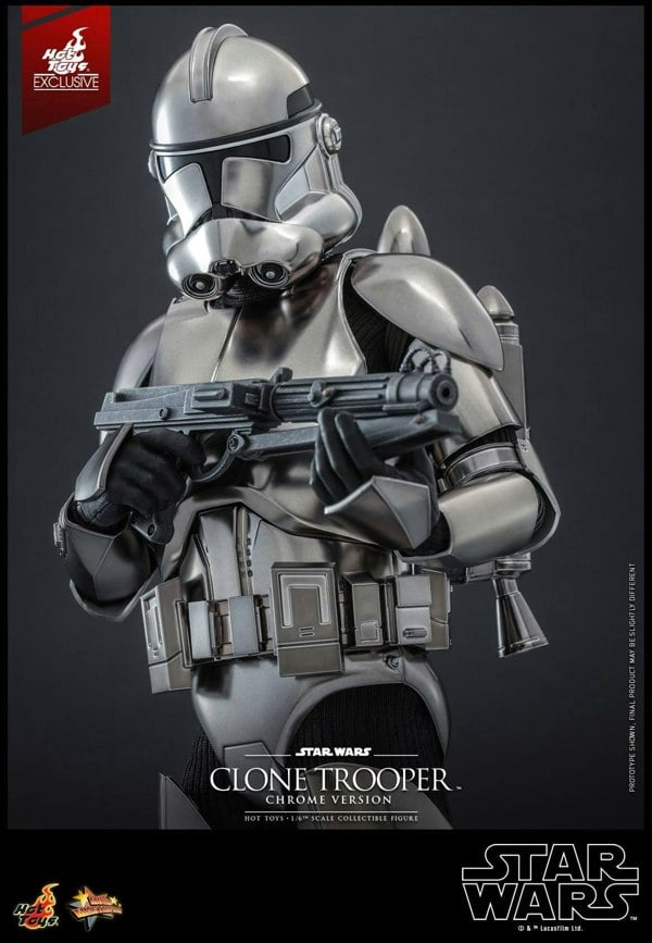Hot Toys Star Wars Clone Trooper Chrome Version 1:6 Scale Hot Toys 910741
