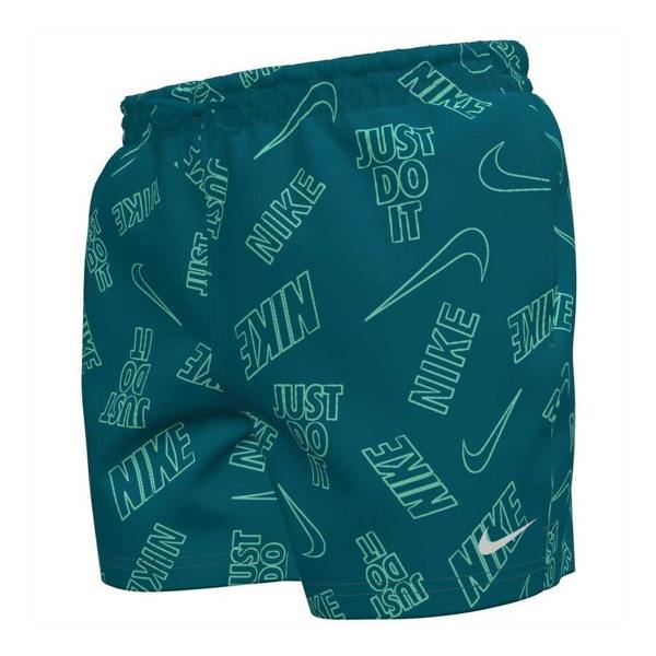 Nike Mens Just Do It All-Over Print Swim Shorts - Abyss Blue - 