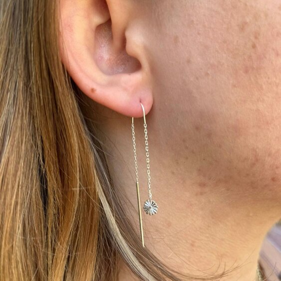 Reeves & Reeves Falling Daisy Earrings