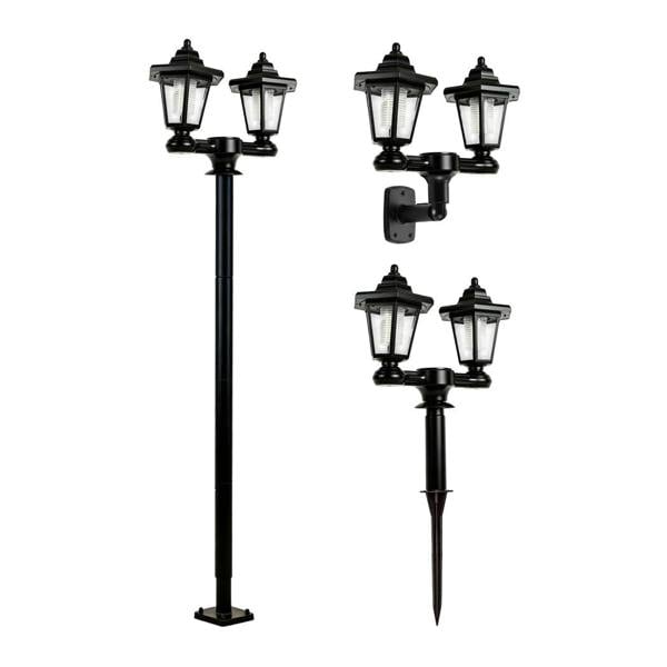 Gardenwize 3-in-1 Double Headlamp Solar Garden LED Light