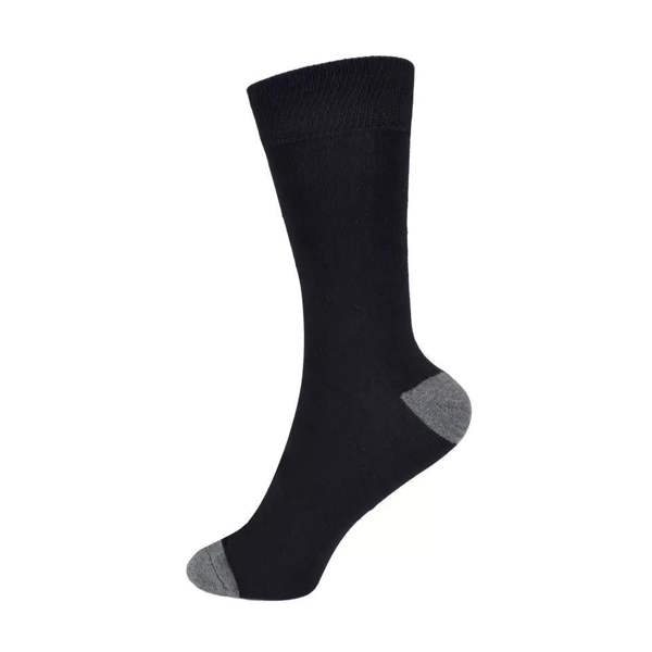 BAMBOO Mens 3 Pack Bamboo Heel & Toe Socks SK860