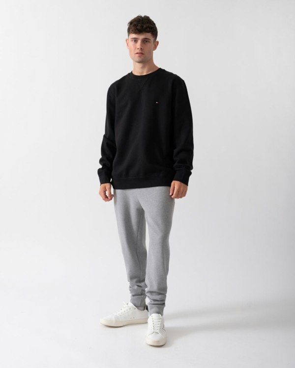 Tommy Hilfiger Essential Fleece Mens Sweatshirt - Black