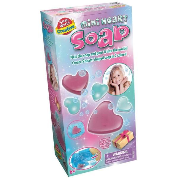 Mini Heart Soap - White