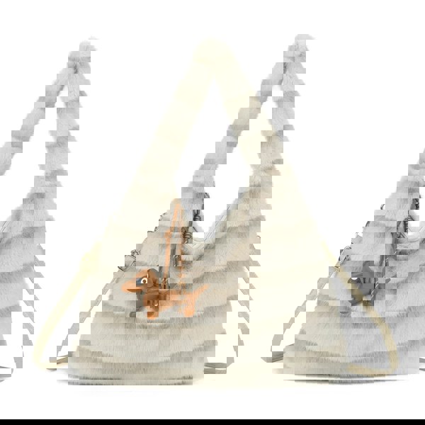 Kitise Cozy Faux Fur Hobo Soft Textured Tote Shoulder Bag