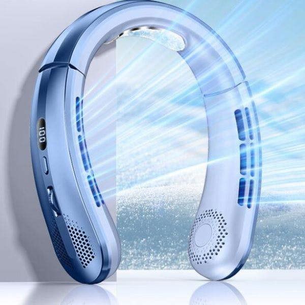Leaper 100-Speed Portable Ultra Quiet Bladeless Neck Fan