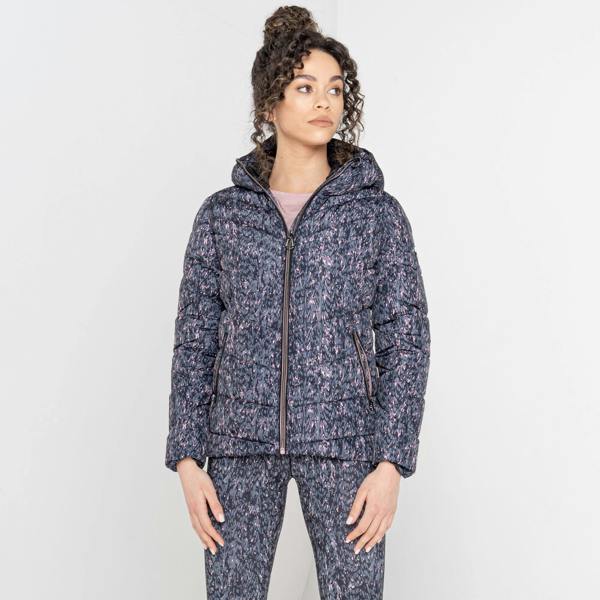 Dare 2B Womens/Ladies Reputable Embellished Padded Jacket - Powder Pink Wave - 