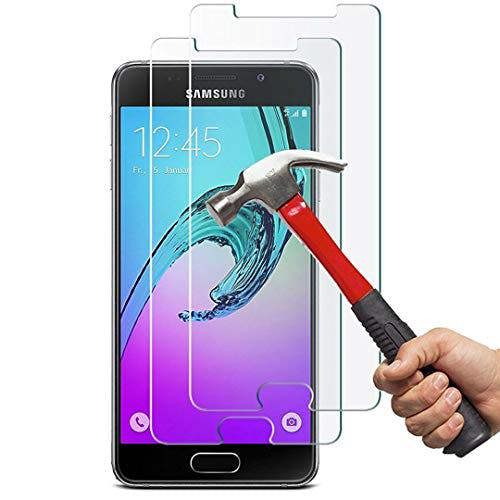 KAV (5.2" Pack Of 3 Samsung Galaxy A5 2017 Tempered Glass Screen Protector Cover 9H TEMPERED GLASS Anti-Scratch Shatter-Proof [ Universal]